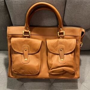 Tan Leather Men's Bag
